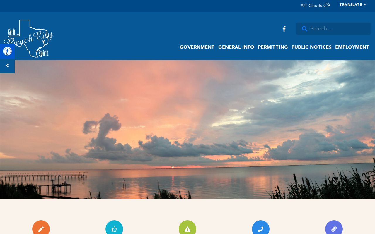 Beach City warrant records research using the sparse official city website